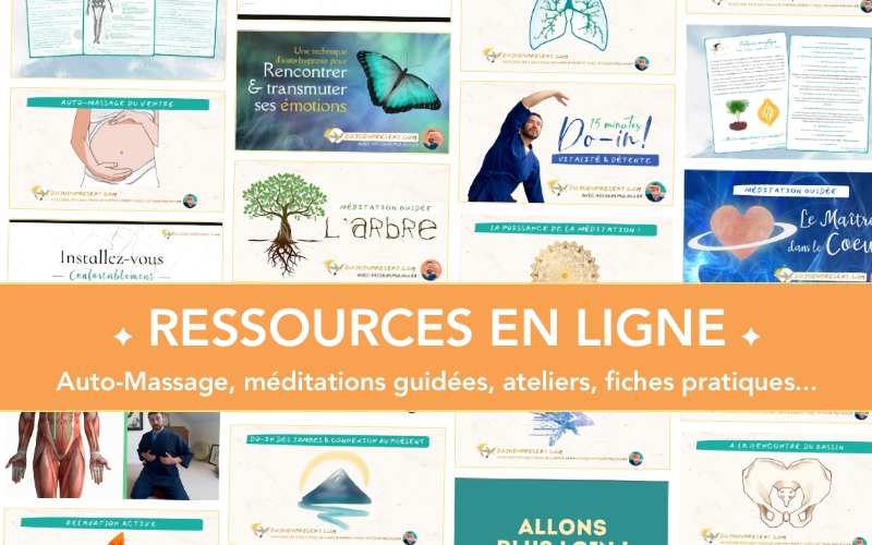 Nicolas Poloczek - Dojo du Présent - Cours en ligne, ressources pratiques - Auto-Massage, Méditations guidée, auto-hypnose, fiches pratiques