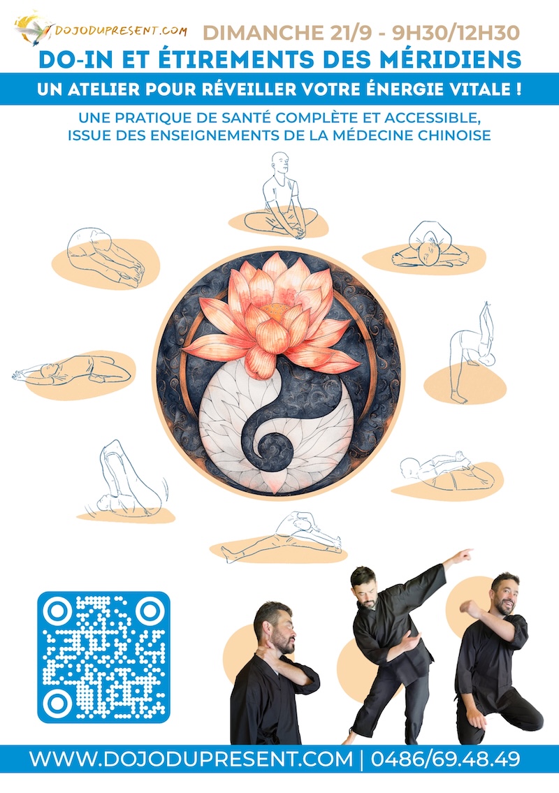 Nicolas Poloczek - Do-In et Etirements des méridiens - Médecine Chinoise, Shiatsu - Dojo du Présent Nicolas Poloczek - Etirements des méridiens - fiches pratiques - Médecine Chinoise, Shiatsu - Dojo du Présent